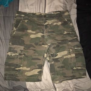 Camouflage Freeworld Cargo Shorts